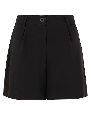 Black Crêpe Shorts & Bermuda CRÊPE PLEATED SHORTS