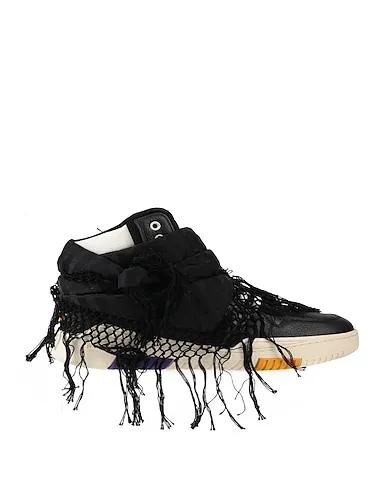 Black Crêpe Sneakers
