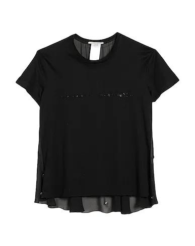 Black Crêpe T-shirt