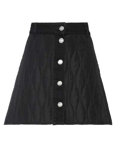 Black Denim Mini skirt
