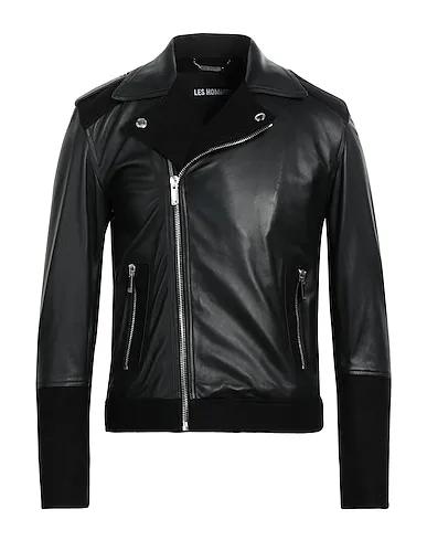 Black Flannel Biker jacket
