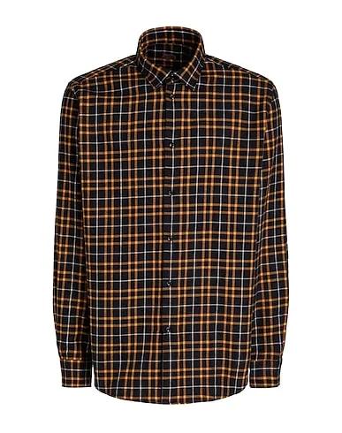 Black Flannel Checked shirt COTTON CHECK REGULAR SHIRT
