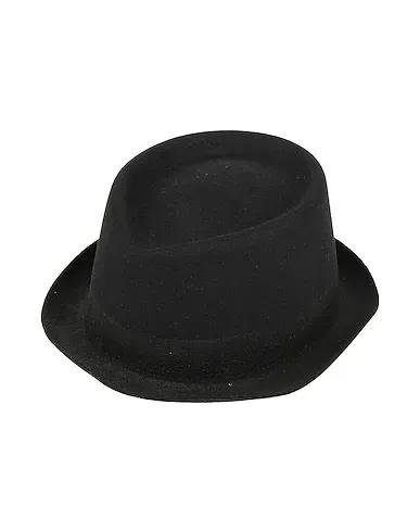 Black Flannel Hat