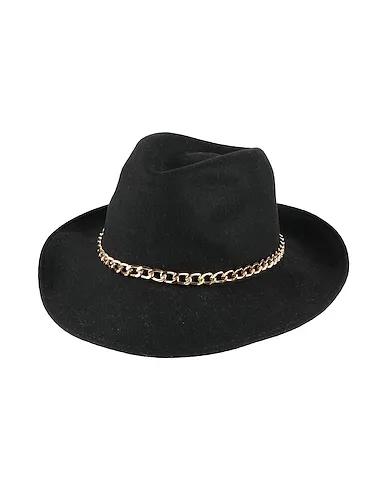 Black Flannel Hat