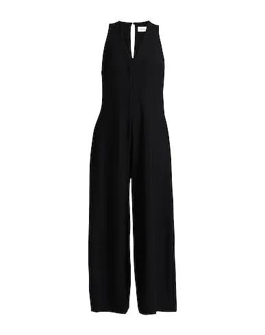 Black Flannel Jumpsuit/one piece