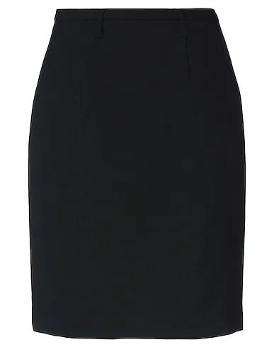 Black Flannel Mini skirt
