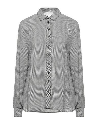 Black Flannel Patterned shirts & blouses