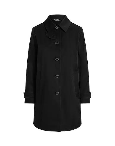 Black Full-length jacket COTTON-BLEND TRENCH COAT
