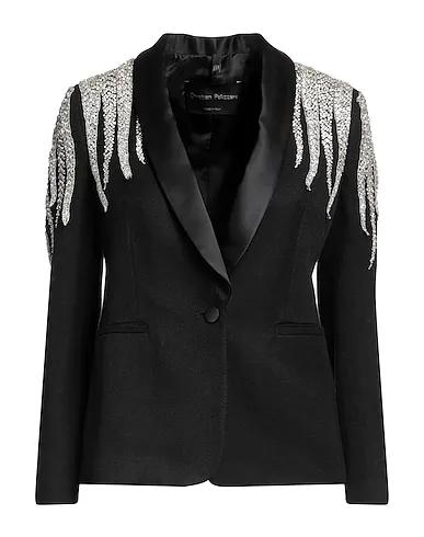 Black Gabardine Blazer