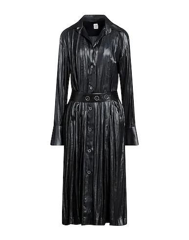 Black Gabardine Midi dress