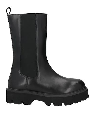 Black Grosgrain Ankle boot