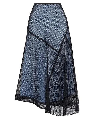 Black Grosgrain Midi skirt