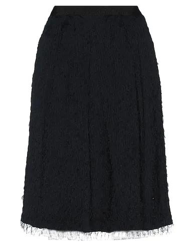 Black Grosgrain Midi skirt