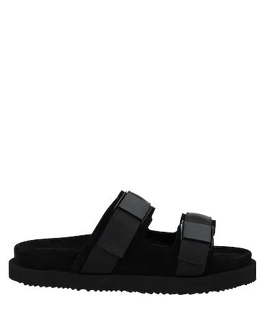Black Grosgrain Sandals