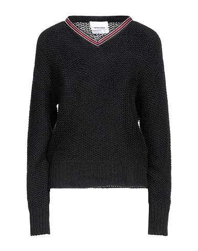 Black Grosgrain Sweater