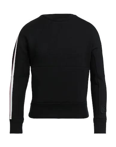 Black Grosgrain Sweatshirt