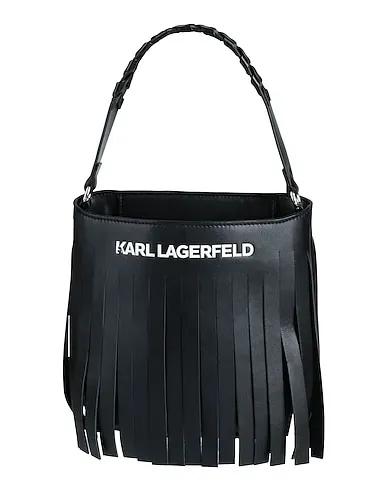 Black Handbag K/FRINGE MINI HOBO
