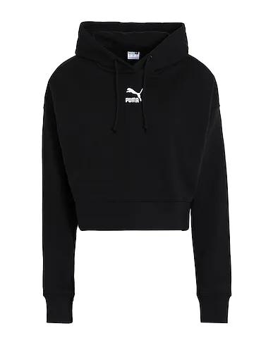 Black Hooded sweatshirt CLASSICS Cropped Hoodie TR