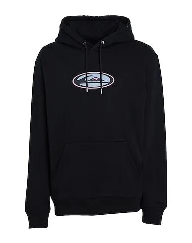 Black Hooded sweatshirt QS Felpa Heritage Oval Logo Hood
