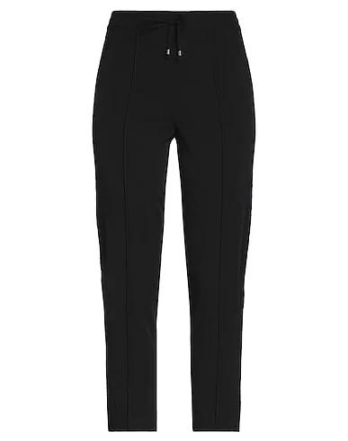 Black Jacquard Casual pants