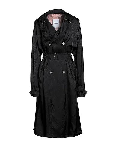 Black Jacquard Full-length jacket
