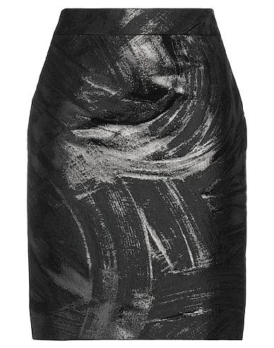 Black Jacquard Mini skirt