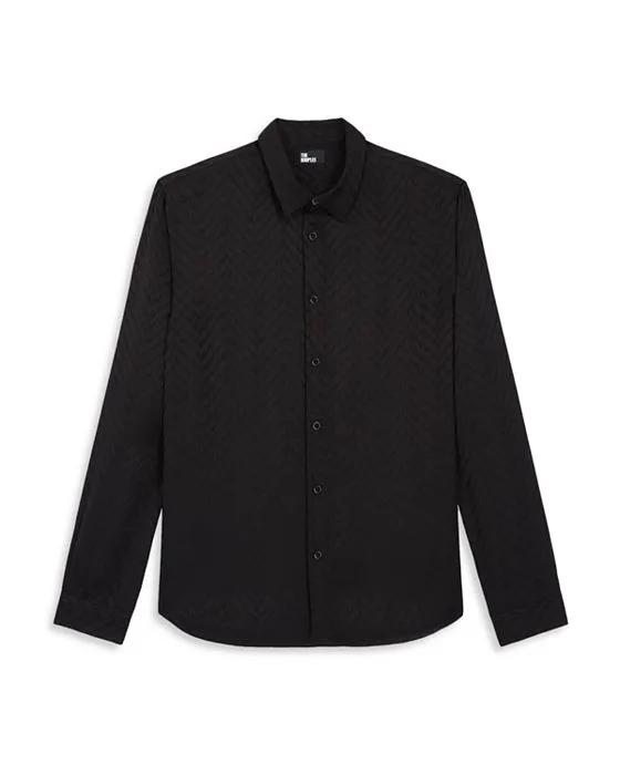 Black Jacquard Shirt 