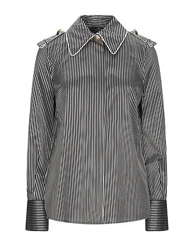 Black Jacquard Striped shirt