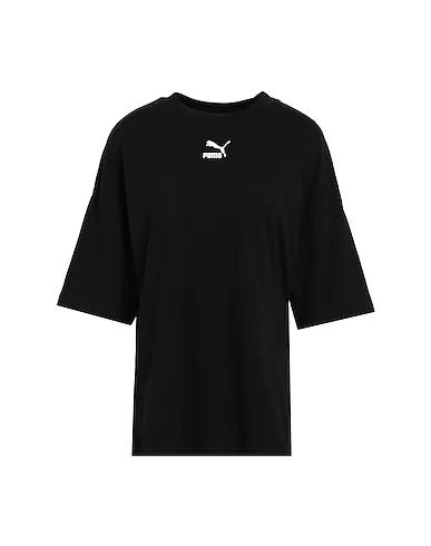Black Jersey Basic T-shirt Classics Oversized Tee
