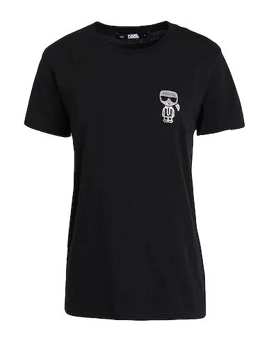 Black Jersey Basic T-shirt IKONIK MINI KARL RS T-SHIRT

