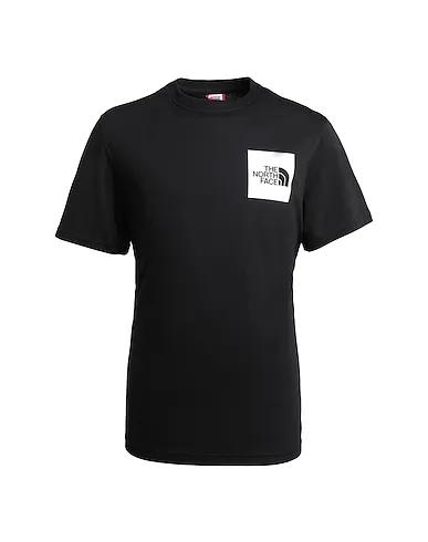 Black Jersey Basic T-shirt M S/S FINE TEE TNF BLACK