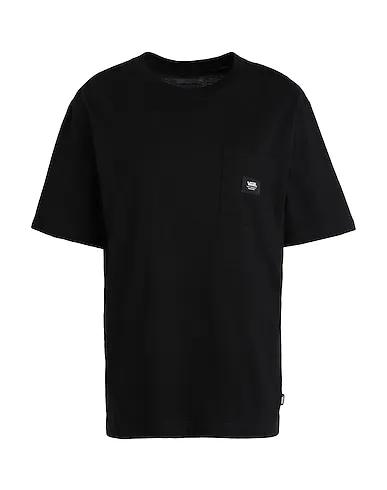 Black Jersey Basic T-shirt PATCHED UP POCKET