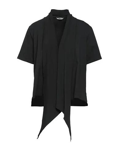 Black Jersey Cardigan