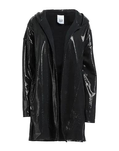 Black Jersey Full-length jacket