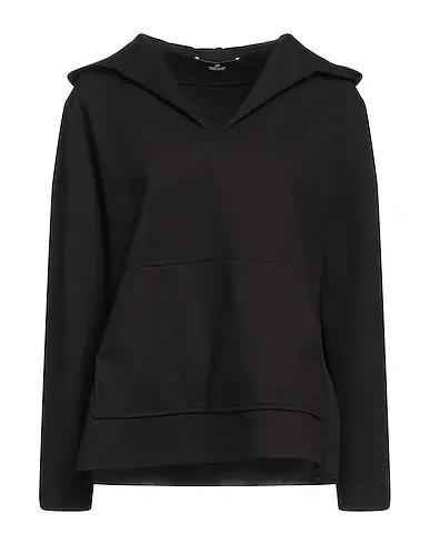 Black Jersey Hooded sweatshirt