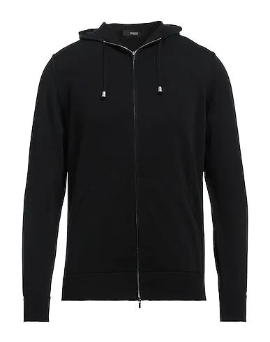 Black Jersey Hooded sweatshirt