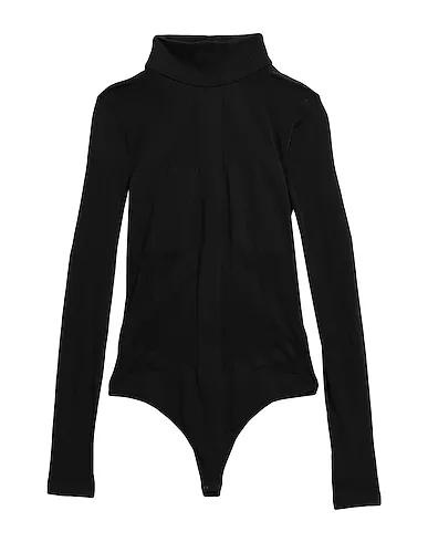 Black Jersey Lingerie bodysuit