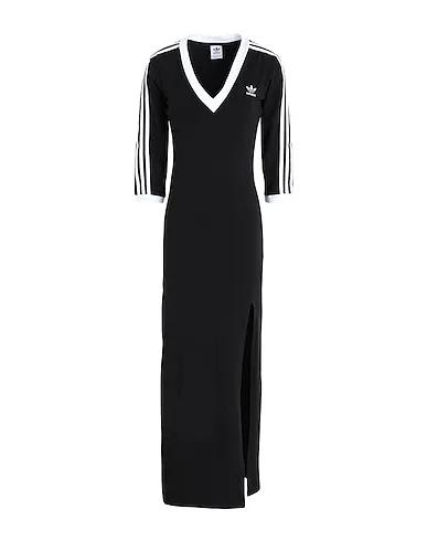 Black Jersey Long dress MAXI DRESS V
