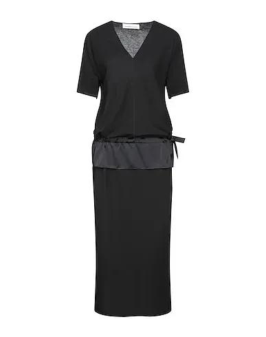 Black Jersey Midi dress
