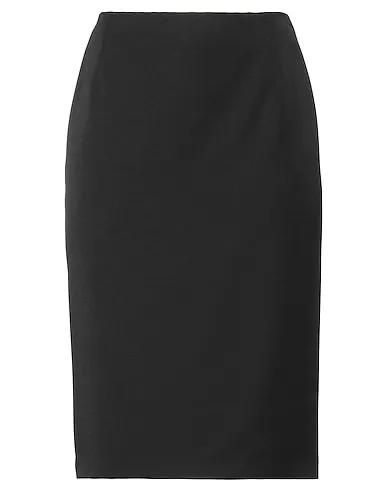 Black Jersey Midi skirt
