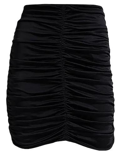 Black Jersey Mini skirt