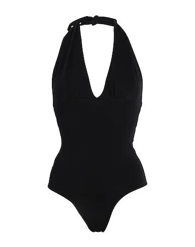 Black Jersey One-piece swimsuits Venere
