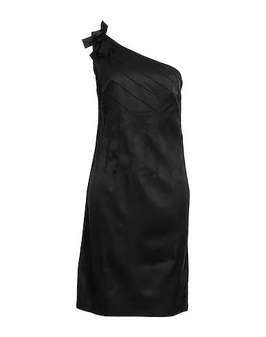 Black Jersey One-shoulder dress