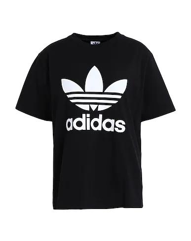 Black Jersey Oversize-T-Shirt ADICOLOR CLASSICS TREFOIL TEE