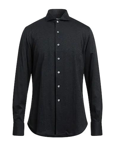 Black Jersey Patterned shirt