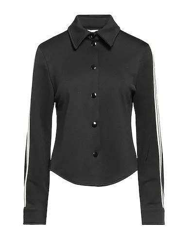 Black Jersey Patterned shirts & blouses