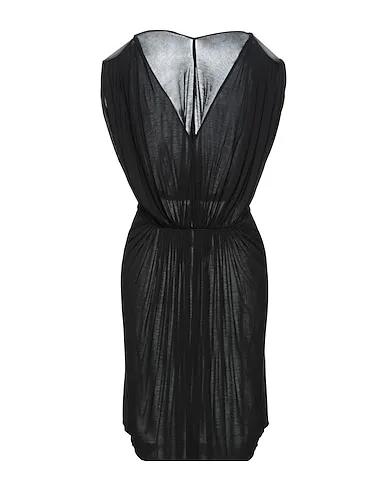 Black Jersey Pleated dress