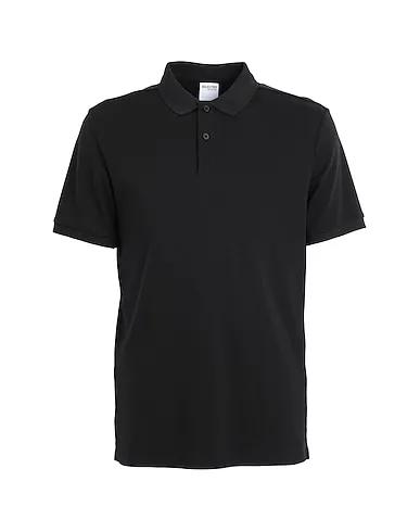 Black Jersey Polo shirt