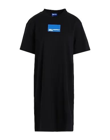 Black Jersey Short dress KLJ REGULAR SSLV TEE DRESS