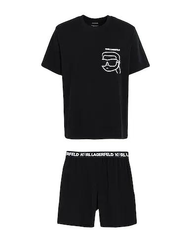 Black Jersey Sleepwear IKONIK 2.0 PKT SHORT PJ SET
